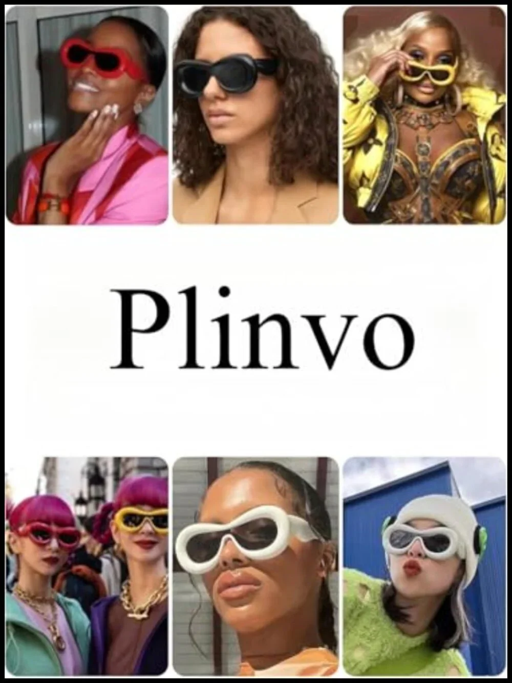 Retro Oval Oversized Shield Sunglasses with UV400 Protection